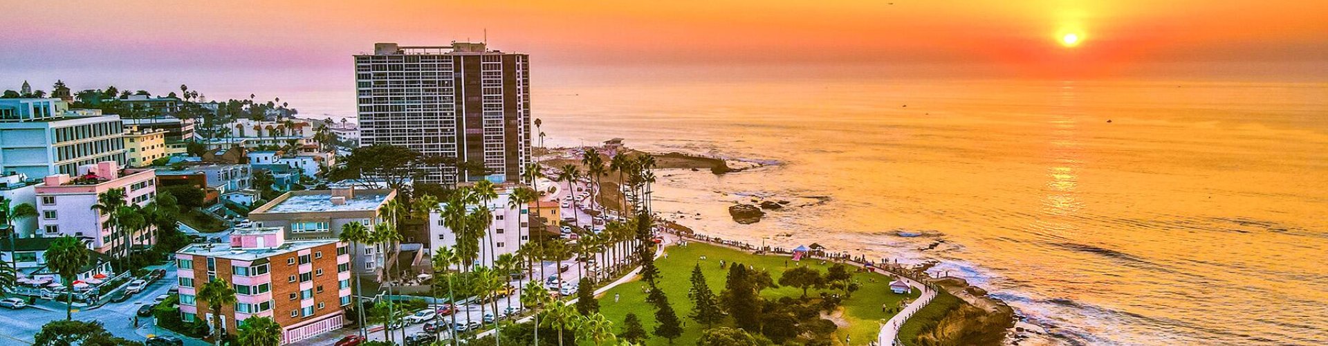 San Diego beach sunset