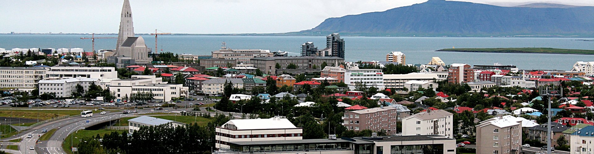 Scenic Reykjavík landscape