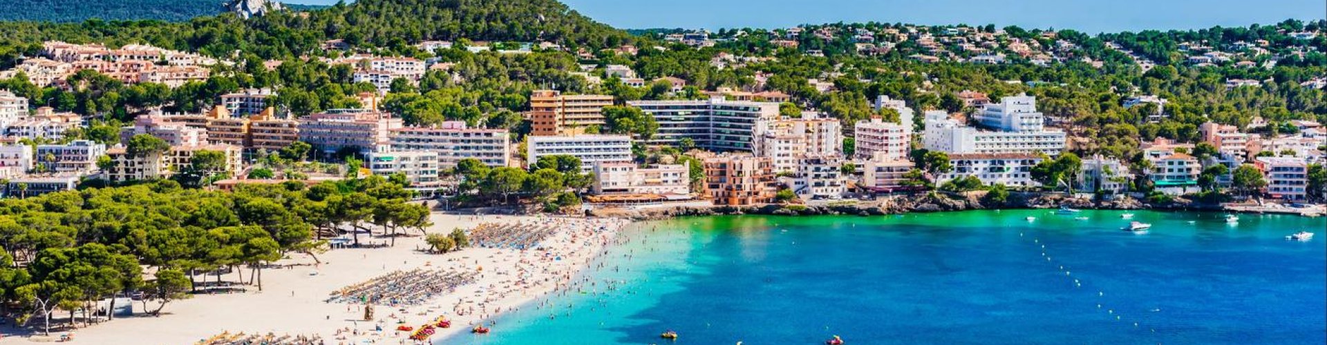 Scenic landscape in Santa Ponsa, ES