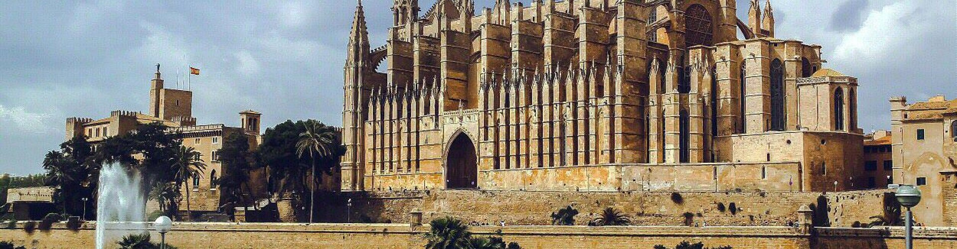 Sunset over Palma de Mallorca harbour