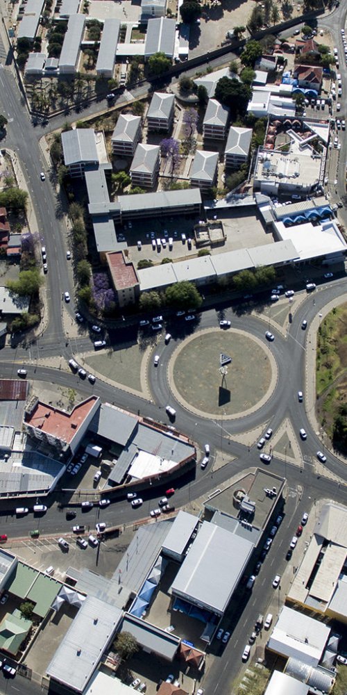 Street scene in Windhoek