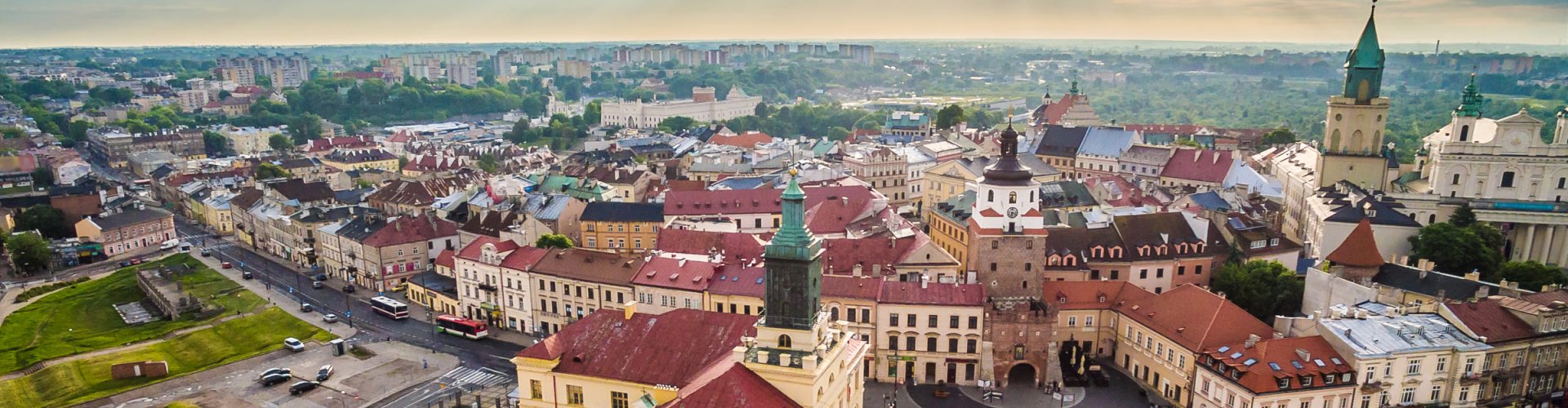 Scenic view of Lublin skyline