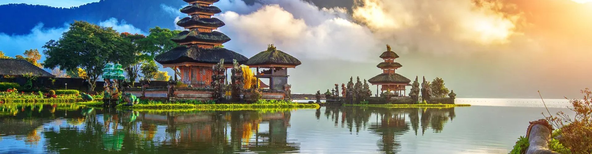 Bali sunset landscape